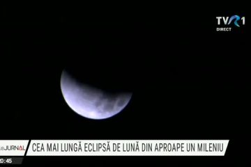 Cea mai lungă eclipsă parțială de Lună din ultimii 580 de ani s-a văzut cel mai bine din SUA