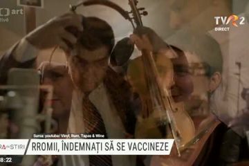 Celebrul Caliu, lăutar din Clejani, îndemn la vaccinare: “Să ne vaccinăm cu toții, rromi și români, să fim și noi în pas cu lumea. Pentru noi, pentru copii, pentru familiile noastre și pentru sănătate”