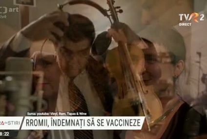Celebrul Caliu, lăutar din Clejani, îndemn la vaccinare: „Să ne vaccinăm cu toții, rromi și români, să fim și noi în pas cu lumea. Pentru noi, pentru copii, pentru familiile noastre și pentru sănătate”