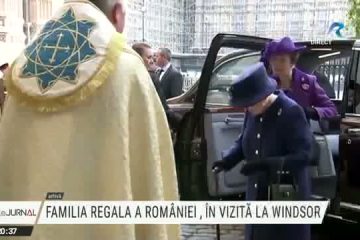 Familia Regală a României s-a întâlnit cu Regina Elisabeta a II-a a Marii Britanii