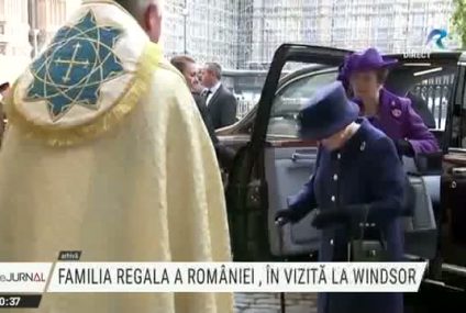 Familia Regală a României s-a întâlnit cu Regina Elisabeta a II-a a Marii Britanii