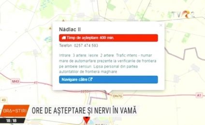 Ore de așteptare și nervi în vămile din vestul țării. Ungaria modernizează aplicația de control al traficului la frontieră