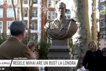Regele Mihai are un bust la Londra, la 100 de ani de la nașterea sa. A fost dezvelit de Majestatea Sa Margareta şi Ambasadorul României în Regatul Unit