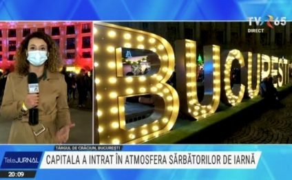 Capitala a intrat în atmosfera sărbătorilor: au fost aprinse luminițele în centru. Acces cu bilet și certificat Covid la Târgul de Crăciun