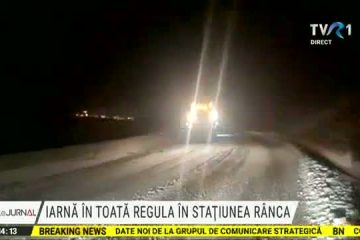 La munte a venit iarna. Meteorologii au anunţat ninsori şi pentru următoarele zile