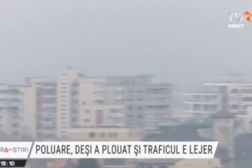 Poluare excesivă în București, deși a plouat și traficul e lejer. Depășiri semnificative ale indicilor. Ce spun fostul și actualul șef al Gărzii de Mediu