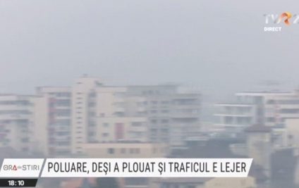 Poluare excesivă în București, deși a plouat și traficul e lejer. Depășiri semnificative ale indicilor. Ce spun fostul și actualul șef al Gărzii de Mediu
