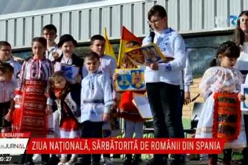 EXCLUSIV | Cum au sărbătorit românii din Spania Ziua Naţională