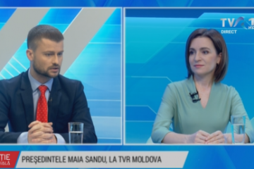 EXCLUSIV Maia Sandu: Toate partidele politice de la București au reconfirmat că există consens pentru susținerea Republicii Moldova