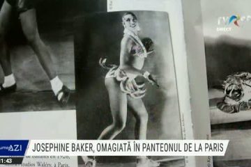 LUMEA AZI Cântăreața Josephine Baker, omagiată în Panteonul de la Paris