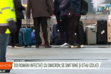 Starea celor doi români infectați cu Omicron: Bărbatul din Vaslui este asimptomatic, iar femeia din Codlea are simptome minore. Ambii sunt izolați la domiciliu