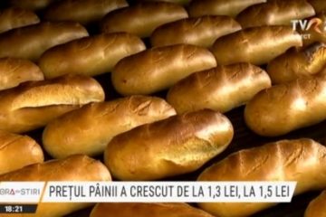 Prețul pâinii a crescut. Experții avertizează că produsele de panificație s-ar putea scumpi lunar