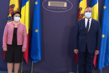 Premierul Republicii Moldova Natalia Gavriliţa, primită de Nicolae Ciucă la Palatul Victoria: “România ne-a fost alături în momentele cele mai grele din ultimii ani – pandemia de Covid-19 și criza energetică”