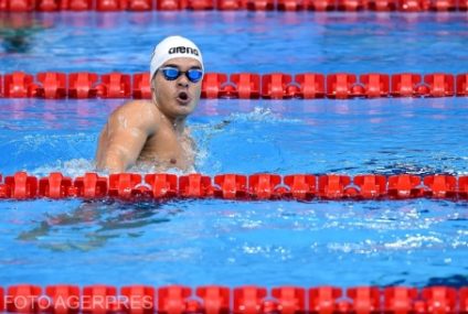 Înot: Robert Glinţă, campion naţional la 50 m spate, în bazin scurt