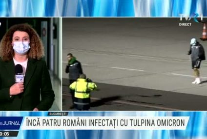 Încă patru cazuri de infectare cu varianta OMICRON a virusului SARS-CoV-2 au fost confirmate în România