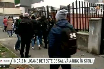 Două milioane de teste rapide pentru diagnosticarea infecției cu SARS-CoV-2 vor ajunge la inspectoratele şcolare judeţene în această seară sau mâine. Cîmpeanu: Testarea elevilor nu a fost suspendată