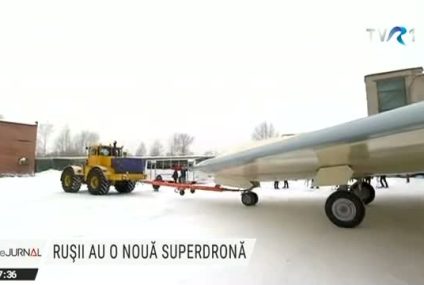 Rusia a prezentat o nouă superdronă militară bazată pe tehnologie Stealth