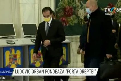 Ludovic Orban a anunțat înființarea noului său partid: Forța Dreptei. „Facem o construcție pe termen lung și o construcție serioasă, care presupune un mod corect, cinstit, onest, loial, de a face politică”