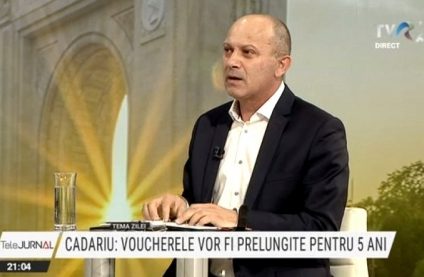 Programul vouchere de vacanță va fi prelungit cinci ani, a anunțat Constantin-Daniel Cadariu, ministrul antreprenoriatului și turismului, la TVR