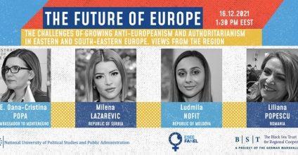 Webinar despre viitorul Europei, în condițiile tendințelor expansiunii autoritarismului și  sentimentelor anti-europene din unele state