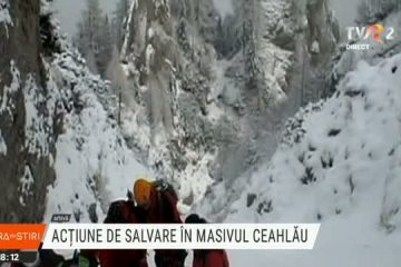 Familie cu un copil de 8 luni, salvată din viscol, de pe un traseu din Ceahlău