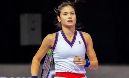 Tenis: Emma Răducanu, desemnată Personalitatea ivă a anului în Marea Britanie