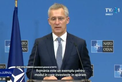 Secretarul General NATO, Jens Stoltenberg, după întrevederea cu premierul Nicolae Ciucă: România este un exemplu pentru modul în care investește în apărare