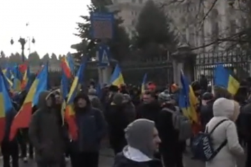 Numărul amenzilor aplicate de Jandarmerie, în urma protestului AUR, a ajuns la 170