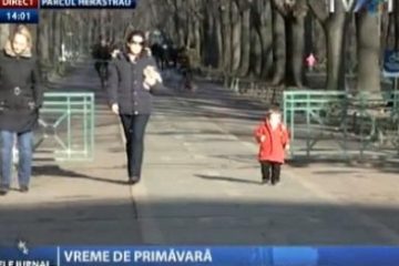 Temperaturi de până la 12 grade şi vânt moderat în Bucureşti, până duminică dimineaţa