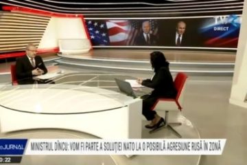 EXCLUSIVITATE Situația din Ucraina și rolul României în regiune. Interviu cu ministrul Apărării Naționale, Vasile Dîncu, pentru Știrile TVR, în Retrospectiva internațională – de la ora 17.00, pe TVR1