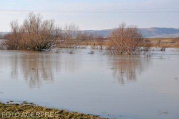 Cod galben de inundații în 7 bazine hidrografice, până joi după-amiază