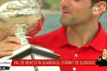 Val de reacţii după scandalul stârnit în Australia de Djokovic