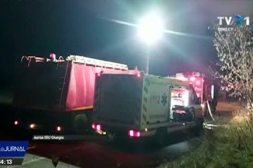 Incendiu la Vama Giurgiu. Nu s-au înregistrat victime