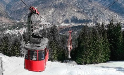 Domeniul schiabil de la Sinaia, închis din cauza vântului puternic