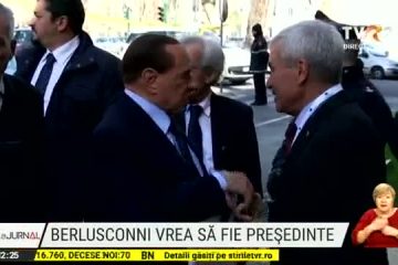 Silvio Berlusconi candidează la președinția Italiei din partea partidelor de centru-dreapta