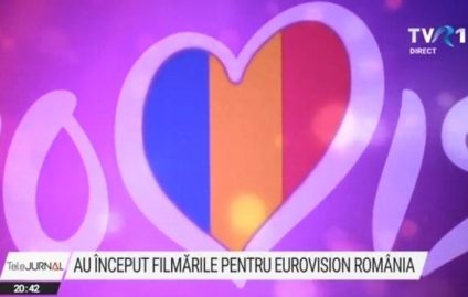 Au început filmările pentru Eurovision România în studiourile TVR