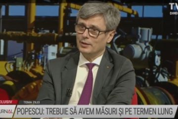Ministrul Energiei, Virgil Popescu, la  TVR1:  Avem informații din piață că furnizorii deja începuseră să-și recalculeze toate facturile întocmite în mod eronat