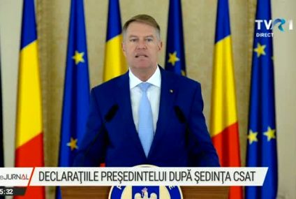 Klaus Iohannis după ședința CSAT: S-a decis continuarea demersurilor concrete pentru creșterea prezenței Aliate și a SUA pe teritoriul României. Nu este cazul ca vreun cetățean al României să se teamă