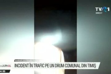 Șofer reținut după ce a intrat intenționat cu autoturismul într-o altă mașină. După impact, a accelerat și a fugit. A fost prins apoi de poliție