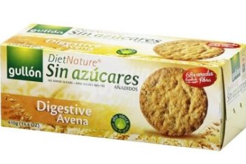 Biscuiţii cu ovăz fără zahăr adăugat Galletas Gullon, retrași de pe piaţă în urma prezenţei unui corp străin metalic