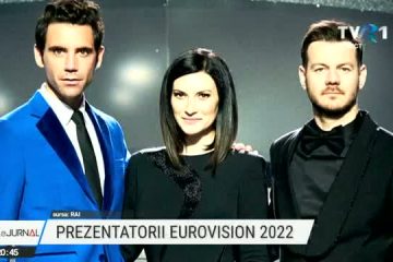 Prezentatorii Eurovision 2022 de la Torino vor fi Laura Pausini, Alessandro Cattelan și Mika