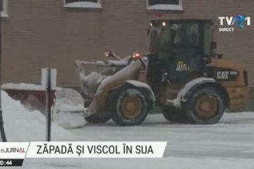 Viscol puternic în SUA. Cei mai mari nămeți din ultimii 15 ani. Număr record de accidente în mai multe state