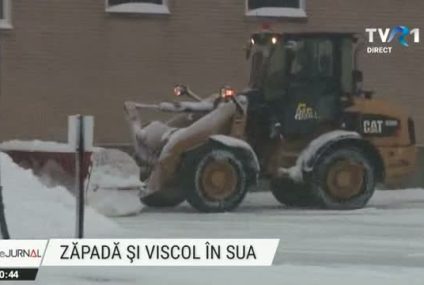 Viscol puternic în SUA. Cei mai mari nămeți din ultimii 15 ani. Număr record de accidente în mai multe state