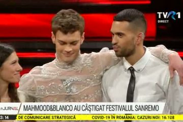 Cântăreţii Mahmood și Blanco au câştigat Trofeul Sanremo 2022 cu melodia „Brividi”