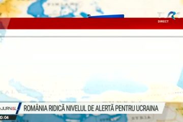 MAE: Nivelul de alertă pentru Ucraina, ridicat la penultimul grad. Se recomandă evitarea oricărei deplasări în această țară. MAE a luat decizia retragerii personalului diplomatic şi consular neesenţial