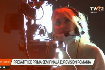 Semifinala Eurovision, de la ora 21.00, pe TVR1! Juriul va decide cele 10 piese care merg în marea finală!