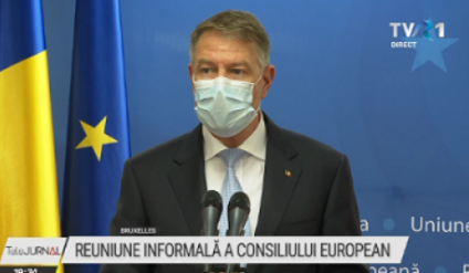 Klaus Iohannis, după reuniunea informală a Consiliului European privind situaţia de securitate de la graniţele Ucrainei: Trebuie să rămânem uniți, și în eforturile diplomatice, și economice