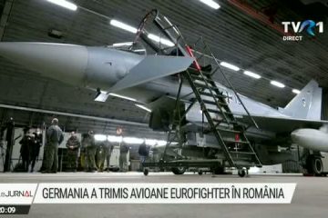 Trei aeronave Eurofighter Typhoon ale Forţelor Aeriene Germane au aterizat la Baza 57 Aeriană Mihail Kogălniceanu