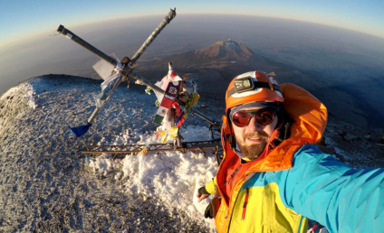 Alpinistul Adrian Ahriţculesei a cucerit vulcanul Pico de Orizaba, cel mai înalt din America de Nord
