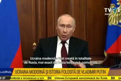 Ucraina modernă și istoria folosită de Vladimir Putin